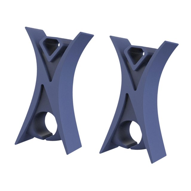 QualitChoice 2Pcs Violin Stopper for Bow Instrument Use Accessories Easy to Learning Practice orange navy blue 1.3x1.1x1.1cm