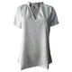 thumbnail image 1 of Camisas de mujer Cuello en V Manga corta Algodón Tops Camiseta Camisetas básicas, 1 of 7