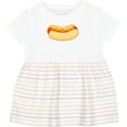 thumbnail image 3 of Inktastic Funny Hot Dog Girls Baby Dress, 3 of 5