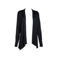 thumbnail image 4 of Anne Rose Open Front Long Sleeve Embroidered Back Jersey Cardigan by Curated Brands, 4 of 5