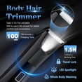 thumbnail image 3 of Manscape Beard Trimmer for Men,Ball ,Nose Hair Clippers,Electric Razor,Hair Clippers for Men,4 IN1 Men's  Kit,LED Display,,Wet/Dry Trimmer, 3 of 6