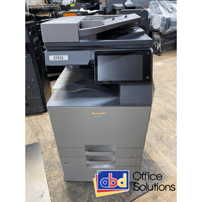 Pre-Owned Sharp BP-50C45 A3 Color Laser Multi-Function Printer - 45 ppm, Copy, Print, Scan, Duplex, Network, 1200 DPI, 1200 Sheets Capacity