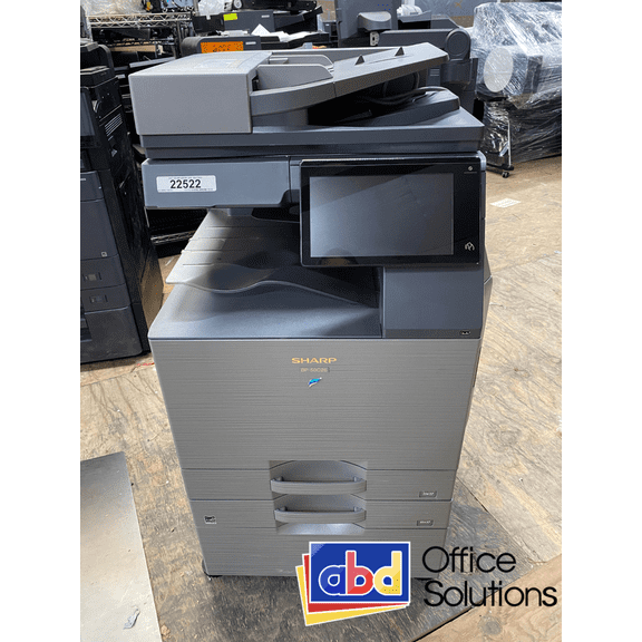 Pre-Owned Sharp BP-50C26 A3 Color Laser Multi-Function Printer - 26 ppm, Copy, Print, Scan, Duplex, Network, 1200 DPI, 1200 Sheets Capacity