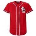 thumbnail image 3 of MLB Maillot d'Équipe Couleur Primaire Garçons St. Louis Cardinals, 3 of 6