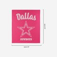 thumbnail image 2 of Dallas Cowboys Throw Blanket With Plush Unicorn, 2 of 3