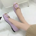 thumbnail image 5 of Viluyesy Womens Ballet Flats, Round Toe Shallow Comfortable Slip-On Casual Dressy Shoes Purple US7.5, 5 of 7
