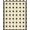 Black Mustard Cream, Pattern 18, variant on ODIKA 8'x10' Washable Area Rug Record Album Disc Motif Border Round Cd Themed Music Vinyl Note Playful for Dining Room, Large Office, Lounge, Non-Slip Chair-Friendly Mat