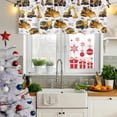 thumbnail image 5 of 2 Pack Valances for Window, Construction Truck Short Curtains for Kitchen Bedroom Living Room, Cartoon Grips and Bulldozers Stirrup Car Rod Pocket Small Window Treatment Valance Drapes 42 x 12 Inch, 5 of 8