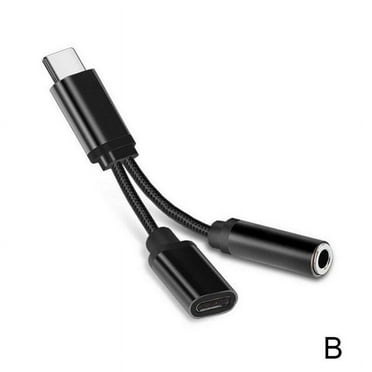 Usb-c Type C To 3.5mm Aux Audio Charging Cable Adapter Splitter Headphone Jack U0O9