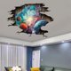thumbnail image 1 of Adhesivos de pared y techo 3D Broken Cosmic Galaxy Planet, 50 x 70 cm, 1 of 3