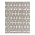 thumbnail image 3 of Unique Loom Outdoor Trellis Collection Area Rug - Cardak (7' 10" x 10' Rectangle Gray/Ivory), 3 of 7