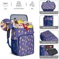thumbnail image 4 of Moon and Stars Cooler Backpack - 20L Insulated Leakproof Soft Cooler Bag for Beach, Camping & Picnic, Holds 26 Cans, Space & Galaxy Aesthetic, 4 of 4