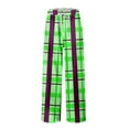 thumbnail image 2 of JGNGSHN Men's Plaid Pajamas Sleep Pant Christmas Pajama Buttoms Drawstring Lounge Pants with Pocket, 2 of 5
