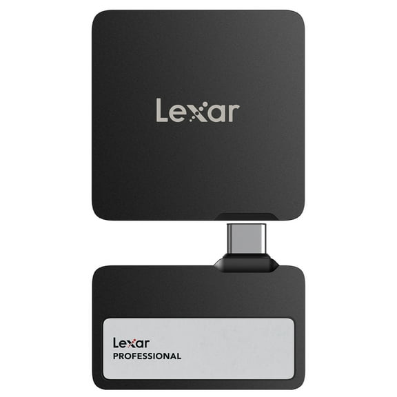 Lexar Professional Go Portable USB 3.2 SSD with Hub (1 TB) LSL400S001T-RNBNU