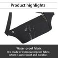 thumbnail image 4 of OAVQHLG3B Fanny Pack For Men & Women Travel Wallet Bag For Cell Phone Belt Bag Crossbody Bag With Headphone Hole For Travel Walking Running Hiking Cycling, 4 of 6