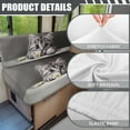 thumbnail image 6 of FOR U DESIGNS Cat Daisy Print 2 Pcs RV Dinette Cushion Covers Waterproof Camper Cushion Slipcover Stretch Sofa Furniture Protector Include1 Backrest Covers and 1 Bench Covers, 6 of 7