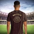 thumbnail image 5 of DXSCSE Mexico Soccer Jerseys - Breathable Mexico Jersey Men, Mexico Team Short Sleeve Crew Neck Football Jersey Shirts for Sports Fans Red 3XL, 5 of 10