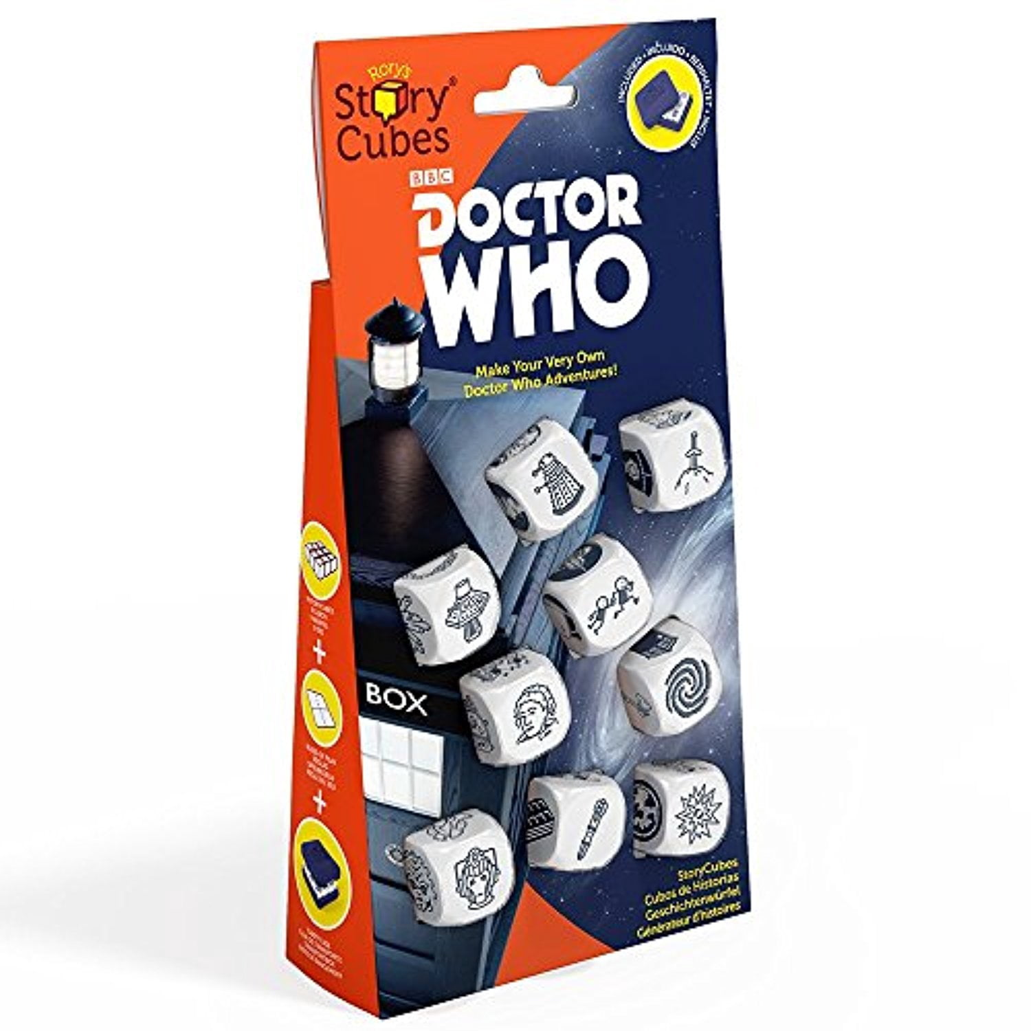 Rory's Story Cubes Eco Blister Heroes – 9 Würfel Für Kreative Geschichten, In Magnetischer Box