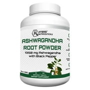 Organic Ashwagandha Tablets, 120 Ashwagandha Powder Tablets, Non-GMO and Vegan (1350 mg/Serving)
