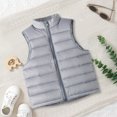thumbnail image 2 of Staki Baby Girl Girls Sleeveless Jacket Kids Fleece Winter Vest Warm Cotton Jacket Fall Outwear for Girls(Blue,7-8 Years), 2 of 9
