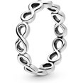 thumbnail image 1 of Joyería - Anillo infinito simple - Regalo para ella - Plata de ley ER, 1 of 6