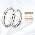 thumbnail image 5 of Anillos de amistad, anillos de pareja, anillo de compromiso, par de anillos de pareja de plata ajustables, anillos de pareja, anillos de promesa JFHHH pequeña, 5 of 5