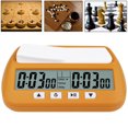 thumbnail image 3 of Neinkie Race Timer Big Seesaw Button High Precision Wide Range of Use Quick Reaction Easy to Control Count Up Down Electronic Board Compact Digital Watch Professional Chess Clock for GO Game, 3 of 9