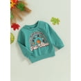 thumbnail image 2 of Toddler Baby Girl Boy Halloween Outfit Pumpkin Patch Crewneck Sweatshirt Pullover Sweater Fall Halloween Clothes, 2 of 6