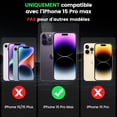 thumbnail image 3 of Étui pour iPhone 15 Pro Max Bleue avec Protection de Caméra, [Protection de Caméra], [Pare-Chocs PC+TPU] pour iPhone 15 Pro Max 6.7 Pouces 2023, 3 of 5