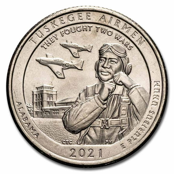 2021-P ATB Quarter Tuskegee Airmen National Historic Site BU