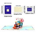 thumbnail image 6 of Kezqiaxn Birthday Cards, Funny Happy Birthday Card for Kids Boys Him Grandson Son Men BoyFriend Friend, Cartoons Train Greeting Cards Gift with Envelope & Removable Note Card, 6 of 8