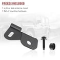 thumbnail image 7 of 1 Set Antenna Mount Bracket Holder Antenna Mount Radio Mounting Bracket for Jeep Wrangler JL JLU JT, 7 of 7