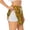 White, variant on cartoon snake Printed 2 in 1 Women's Workout Shorts for Athletic Gym Running Shorts with Phone Pockets-Medium