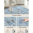 thumbnail image 5 of Striped Area Rug for Bedroom 2.7x5 Ft Ocean Blue Starfish Shell Jellyfish Coral Super Soft fuzzy Throw Rug Non-Slip Fluffy Plush Indoor Floor Carpet for Living Room Nursery Home Decor, 5 of 8