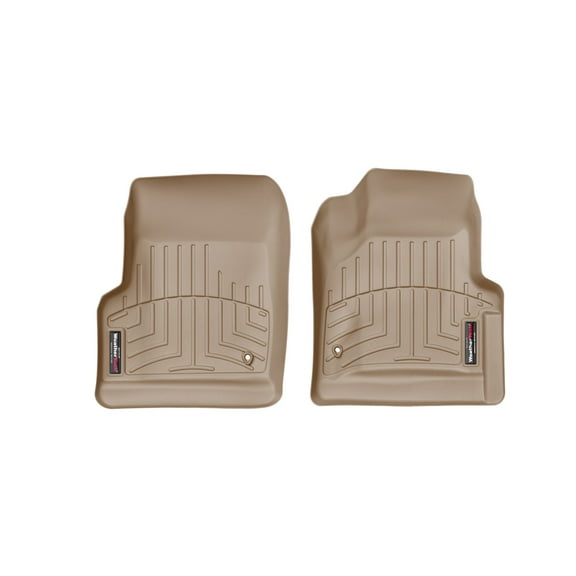 WeatherTech Custom Fit FloorLiners compatible with Jeep Wrangler Unlimited 2-Door, Wrangler 2-Door - 1st Row (Driver & Passenger), Tan