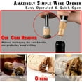 thumbnail image 5 of Surpdew Air Pressure Wine Bottle Opener - Pump Corkscrew, Effortlessly Opens Bottles In 3-7 Pumps, No Electricity, Easy To Use, Gift For Wine Lovers B, 5 of 7