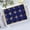 Dark Navy Blue, variant on VOTRUDI Blue Flocked Christmas Ornaments Set of 12 - 2.4 Inch Velvet Touch Holiday Ball Decorations with Metal Hangers for Tree