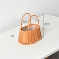 thumbnail image 2 of Bookk Handmade With Handle For Home Arrangement Dry Green Woven Storage Wedding Garden, 2 of 5