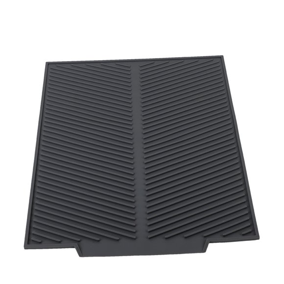 Estera de secado, solución innovadora de almohadilla de silicona para decoración de mesa de secado de platos extra grande Jadeshay A