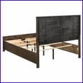 thumbnail image 3 of Queen Size Asian Hardwood Platform Storage Bed with Drawers, Rustic Golden Brown for Master Bedroom, 3 of 6