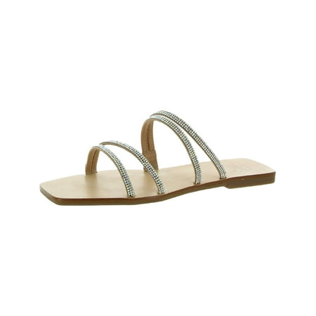

INC Womens Piera Slip On Flip Flop Strappy Sandals