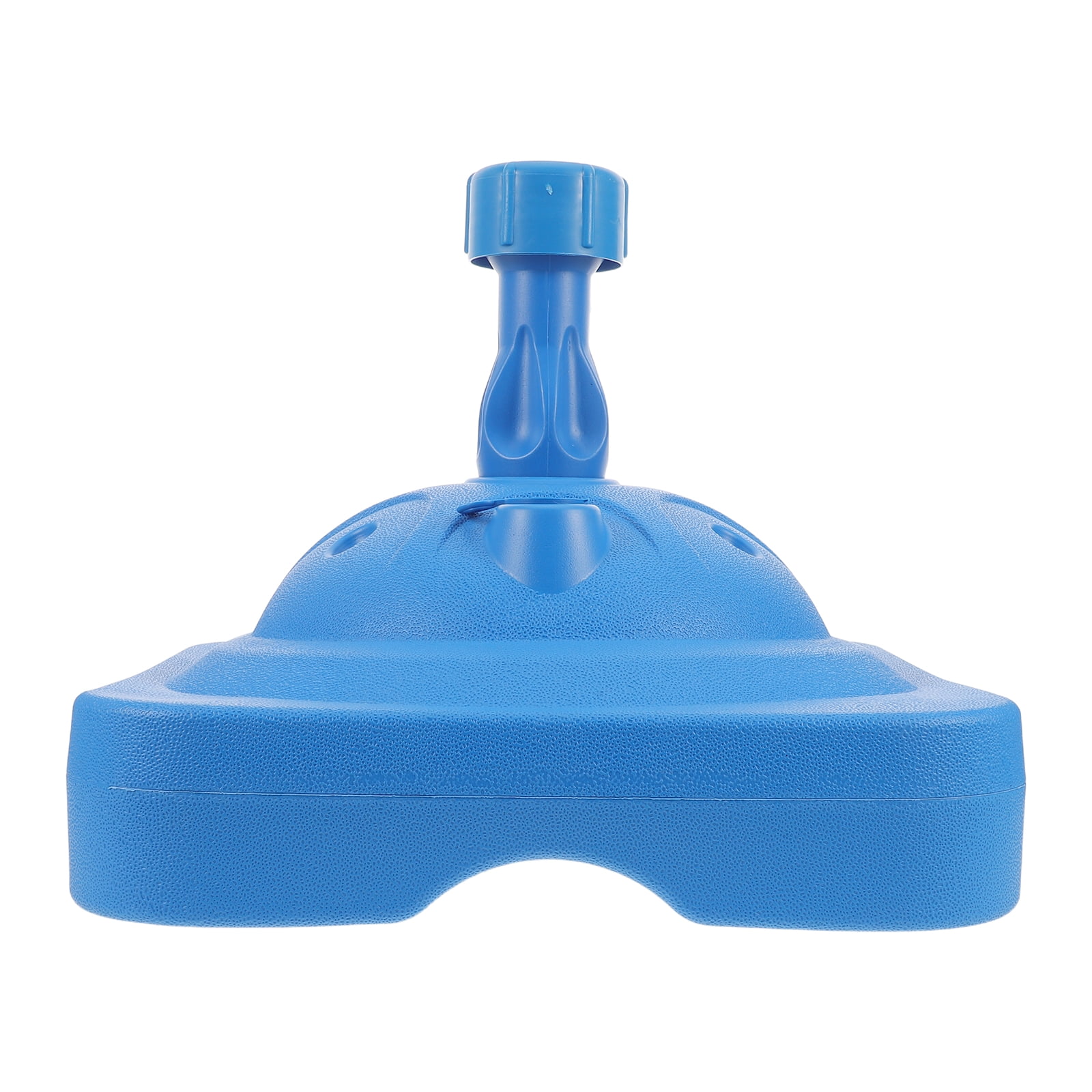 HONMEET Heavy Duty Blue Outdoor Flagpole Base Stand Water Filled Flag Holder for Home