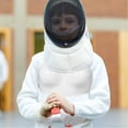 thumbnail image 4 of Greenadscape Lightweight Breathable White PVC Chest Protector for Baseball Fencing with Adjustable Fit, 4 of 8