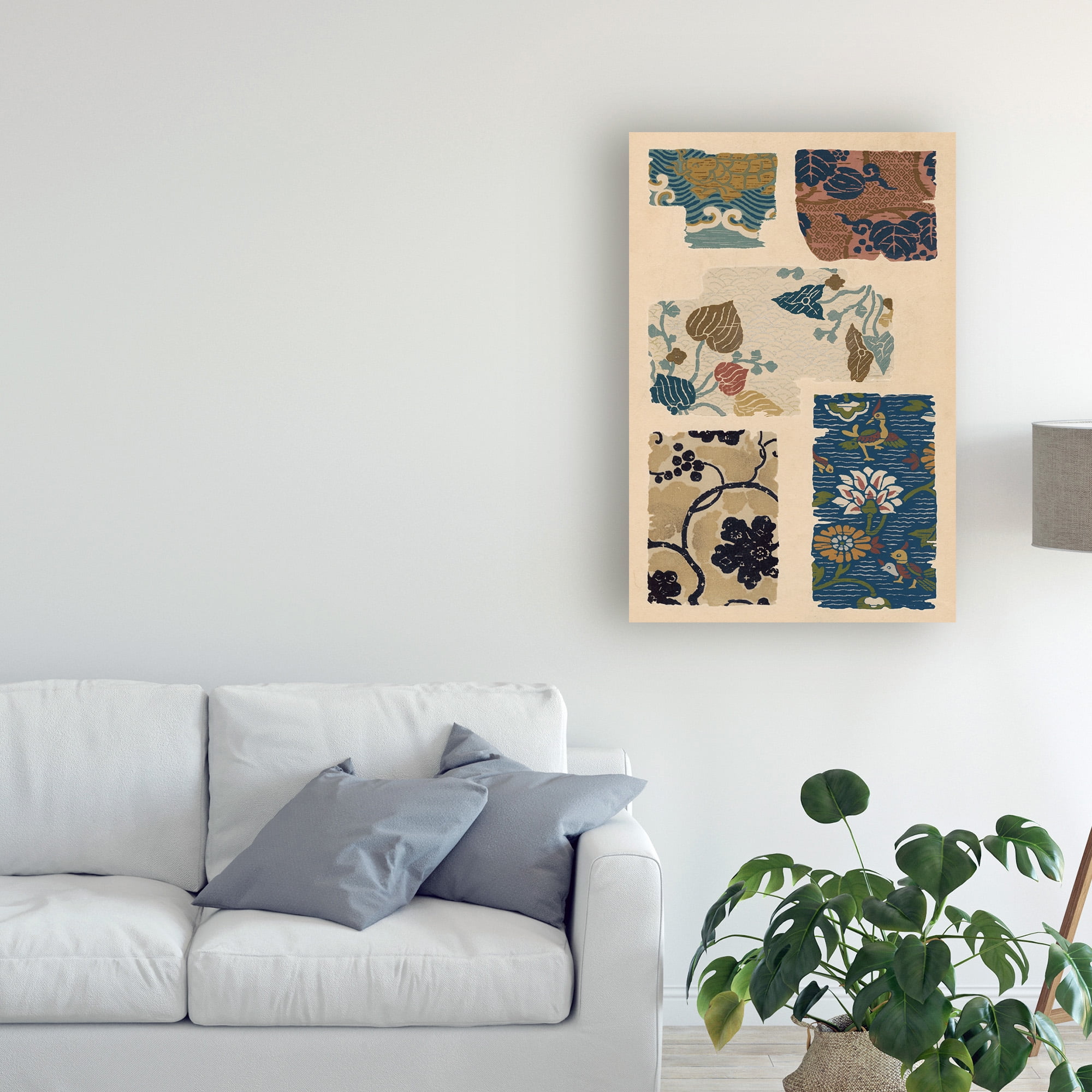 Trademark Fine Art 'Japanese Textile Design VIII' Canvas Art by Ema Seizan