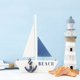 thumbnail image 5 of 1 pieza de decoración de modelo de velero, decoración de velero de madera, para oficina, dormitorio, decoración de escritorio, tema náutico, decoración del hogar, 16,8 x 3 x 24 cm, 5 of 5
