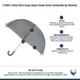 thumbnail image 4 of CTM Little Kid's Easy Open Hook Stick Umbrella by Wootie, 4 of 4