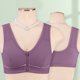 thumbnail image 4 of Karight Bras for Women No Underwire Front Zipper Closure Push Up Bralette Plus Size Full Coverage Mesh Underwear Everyday Bras, 4 of 9