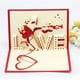 thumbnail image 5 of Tarjeta de amor emergente 3D con sobre, Día de San Valentín, cumpleaños, aniversario, tarjetas de felicitación para parejas, esposa, marido, regalos hechos a mano, 5 of 5