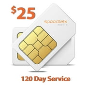 $25 Prepaid SIM Card for GSM GPS Tracker Pet Senior Kid Child Car Smart Watches