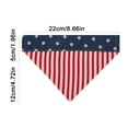 thumbnail image 2 of Pet Drool Towel American Flag Dog Tricot M, 2 of 2
